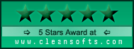 CleanSofts.com 5 Star Awarded